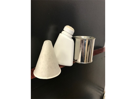 ENSEMBLE DE PEINTURE - RETOUCHE, APPLICATEUR, TAMPON ET ENTONNOIR